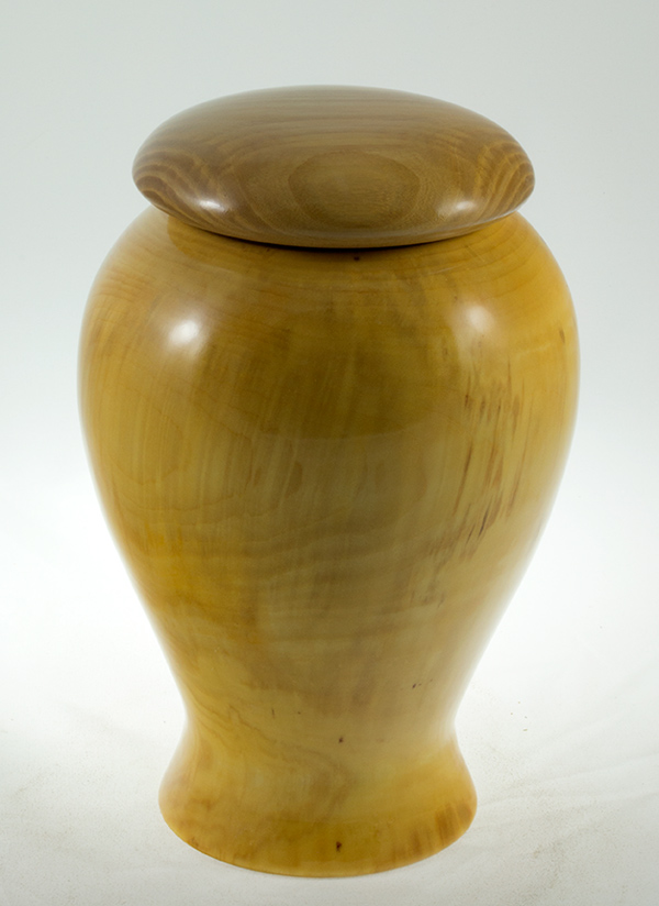 Cremation wood urn #42