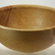 Wood salad bowl #859-White Birch 12.5in. x 5.5in.