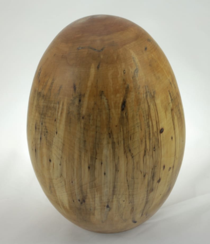 Wood cremation urn - #134-Spalted White Birch 8 x 10.25in. Wood cremation urn - #134-Spalted White Birch 8 x 10.25in.