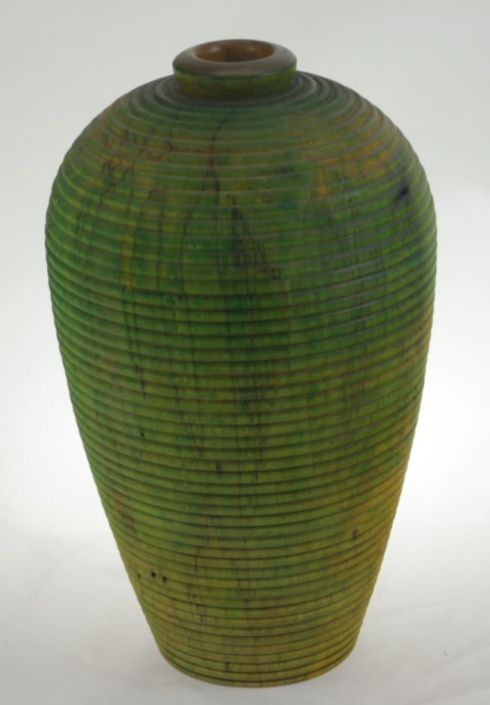 Wood Vase White Birch Colored – 681a- 5.25x9in. Wood Vase White Birch Colored - 681a- 5.25x9in.