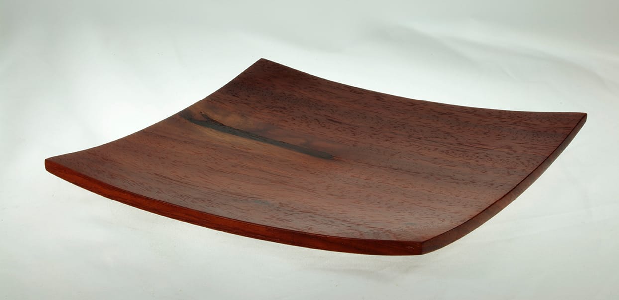 Wooden plate Padauk #741-8.75 x 1in. Wooden plate Padauk #741-8.75 x 1in.