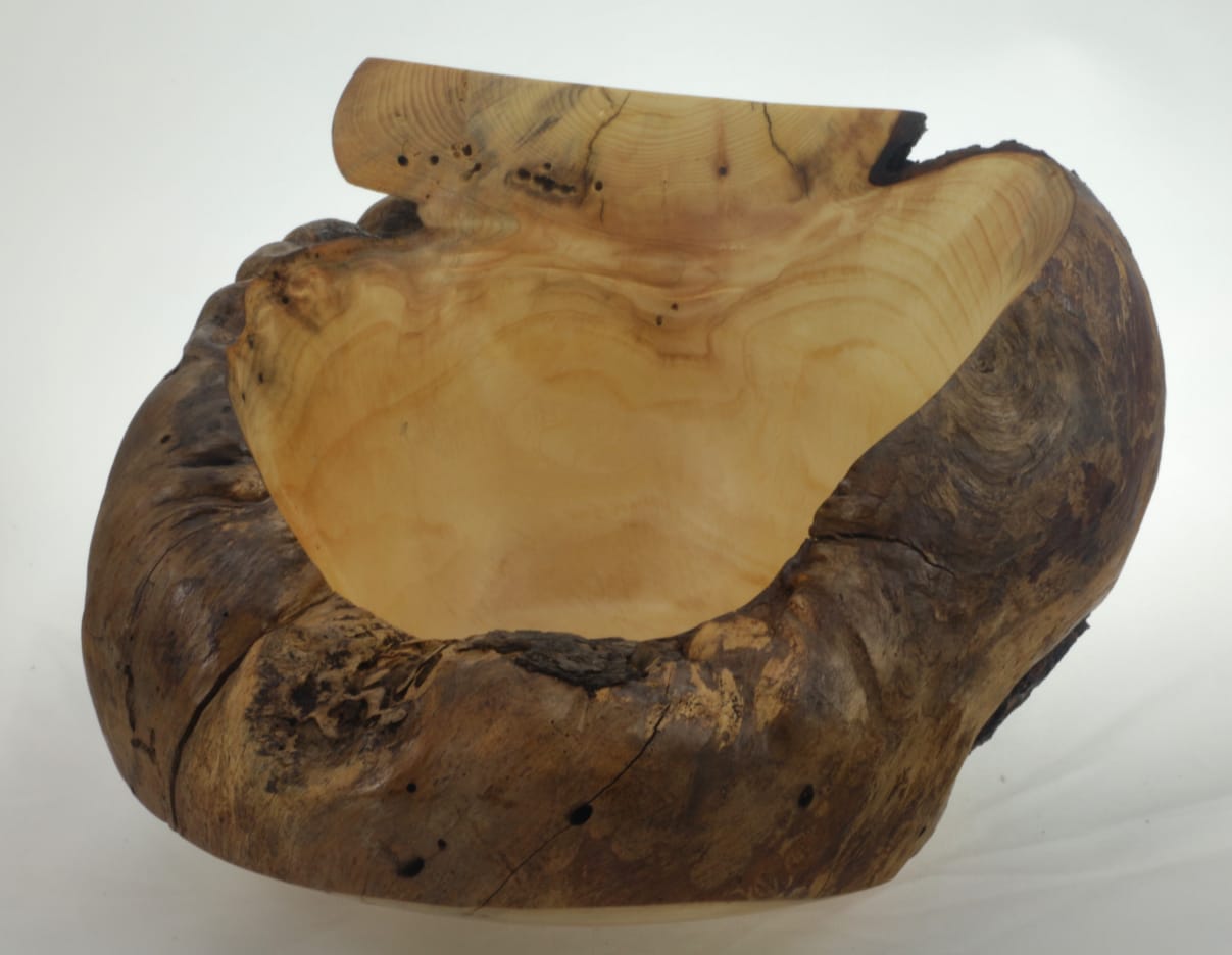 Wooden bowl Fir Burl #911d-11 x 9 x 4in. Wooden bowl Fir Burl #911d-11 x 9 x 4in.