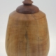 Wood cremation urn - #147a-Spalted White Birch 7,25 x 13in.