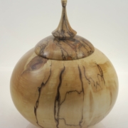 Wood cremation urn - #150-Aspen 9.5 x 11.75po.